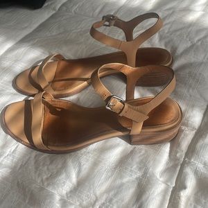 Short block heel Madewell sandal, size 7